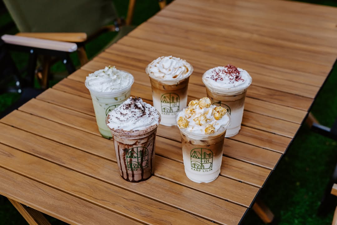 Signature whipped drinks at Kamp Lilim